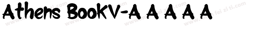 Athens BookV字体转换